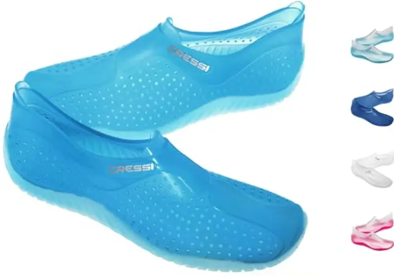 CRESSI Water Shoes, Scarpette Sportive Uso Acquatico/Mare/Spiaggia Adulti, Ragazzi e Bambini, Acquamarina, 43 EU