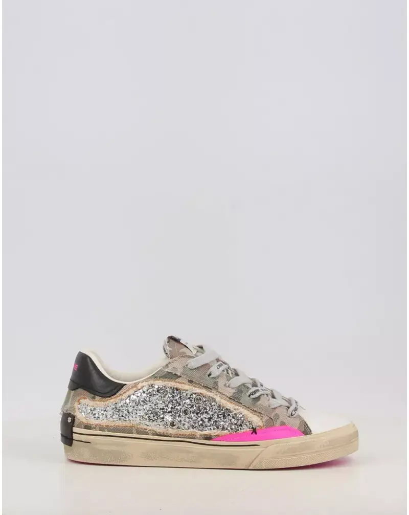 Crime London Scarpe da ginnastica DISTRESSED Multicolore Misurare - 37, Colore - Multicolore