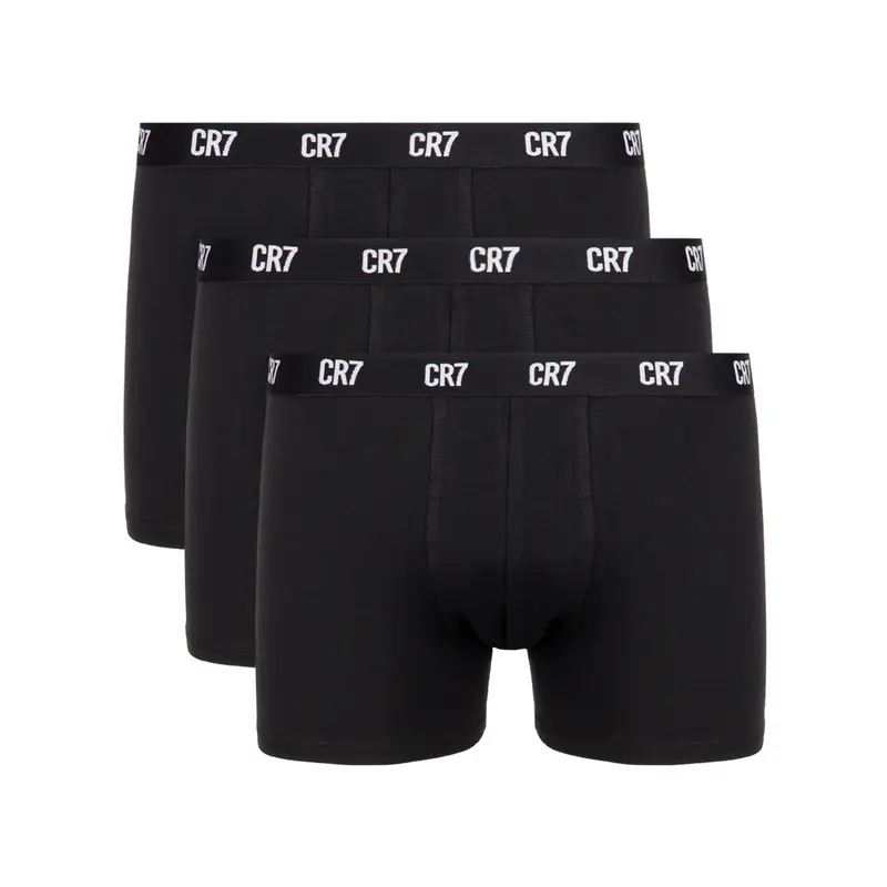 Cristiano Ronaldo CR7 Set di boxer Basic Trunk 3-Pack 8100-49-900 Nero