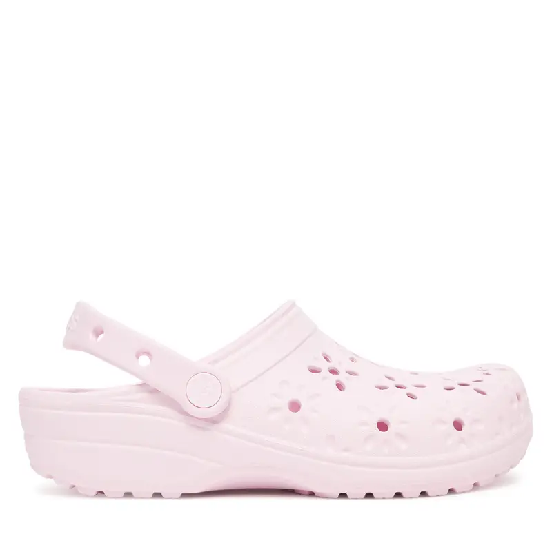 Crocs Ciabatte Classic Floral Cut Out Clog 210927 Rosa