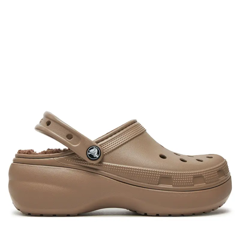 Crocs Ciabatte Classic Platform Lined Clog W 207938 Marrone