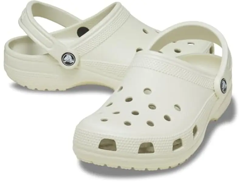 Crocs Zoccoli Classic Clog K Unisex - Bambini e Ragazzi, Linen, 37/38 EU