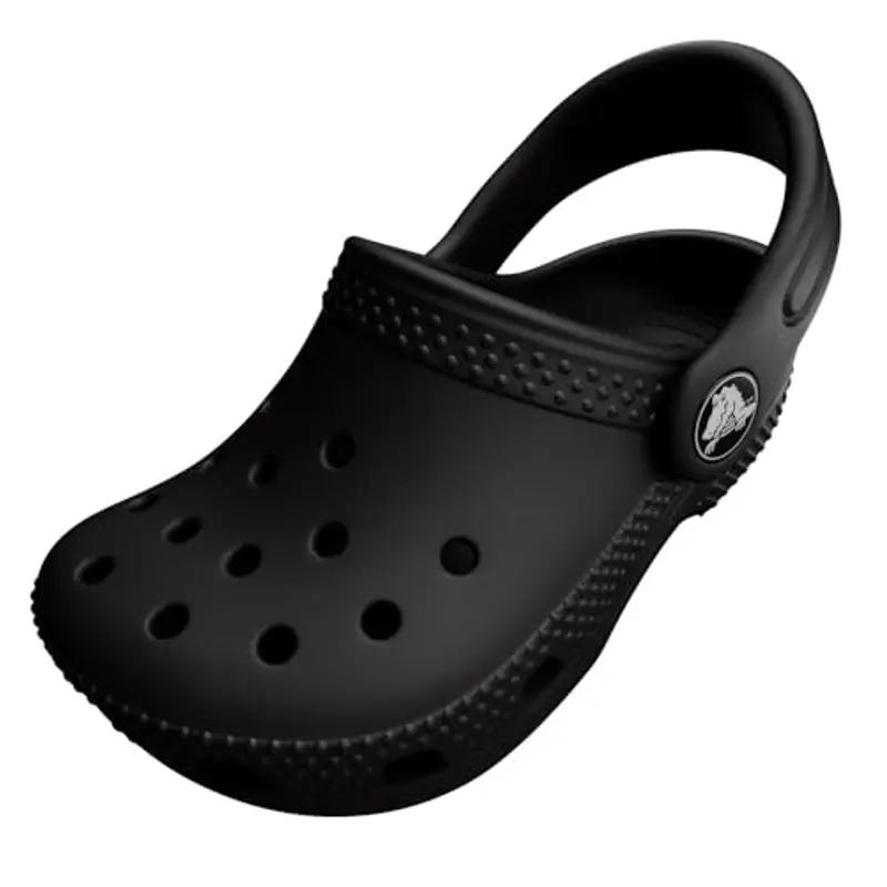Crocs Classic Clog K, Zoccoli Unisex - Bambini e ragazzi, Nero, 30/31 EU