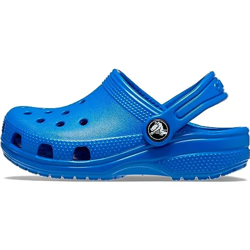 Crocs Classic Clog T, Zoccoli Unisex - Bambini e ragazzi, Blue Bolt, 25/26 EU