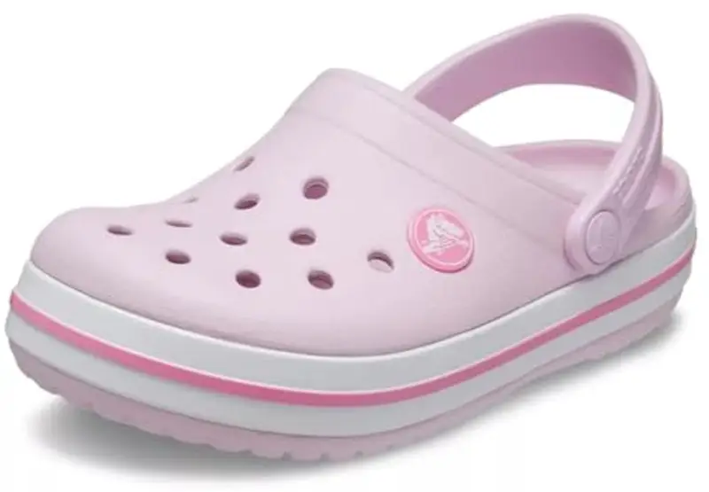 Crocs Crocband Clog T, Zoccoli Unisex - Bambini e Ragazzi, Ballerina Pink, 22/23 EU