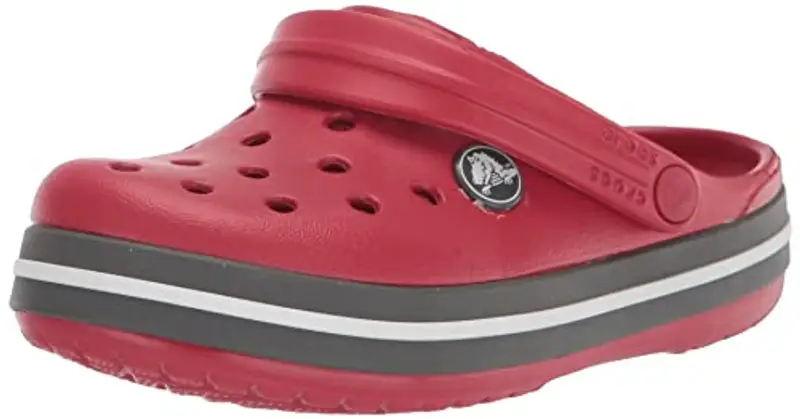 Crocs Crocband Clog T, Zoccoli Unisex - Bambini e Ragazzi, Pepper Graphite, 19/20 EU