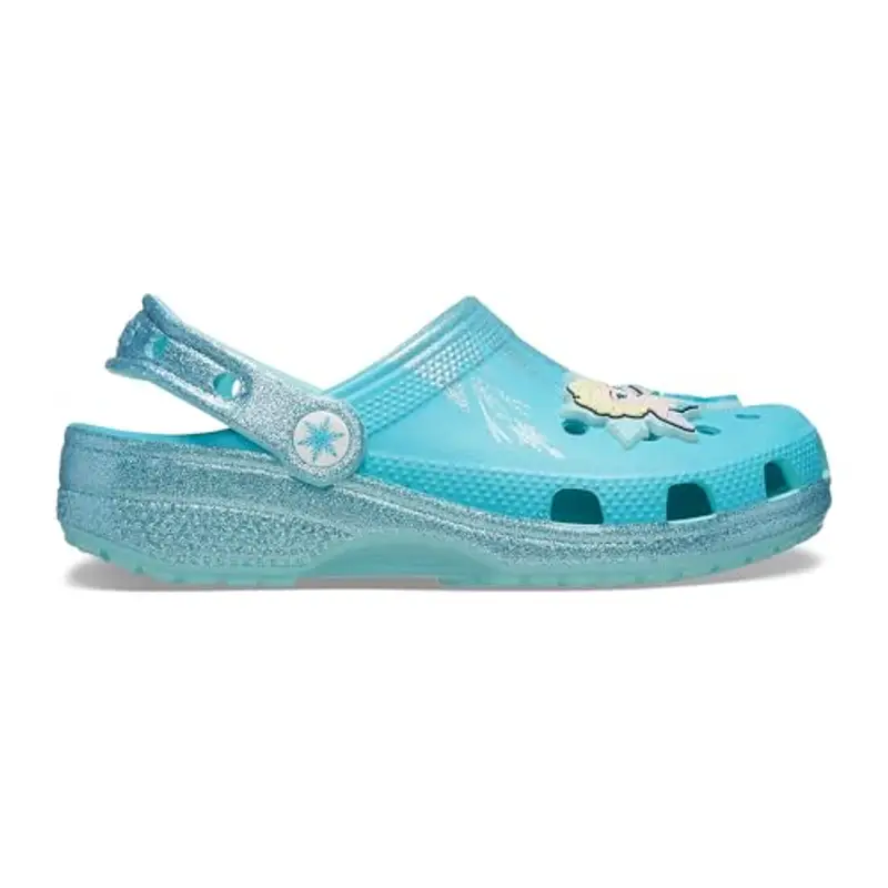 Crocs Frozen Elsa Classic Clog K, Zoccoli Unisex - Bambini e Ragazzi, Multicolore, 34/35 EU