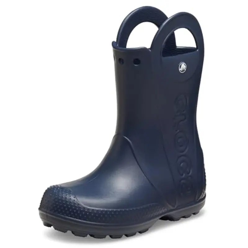 Crocs Handle It Rain Boot T, Stivali Unisex - Bambini e Ragazzi, Navy Blue, 19/20 EU