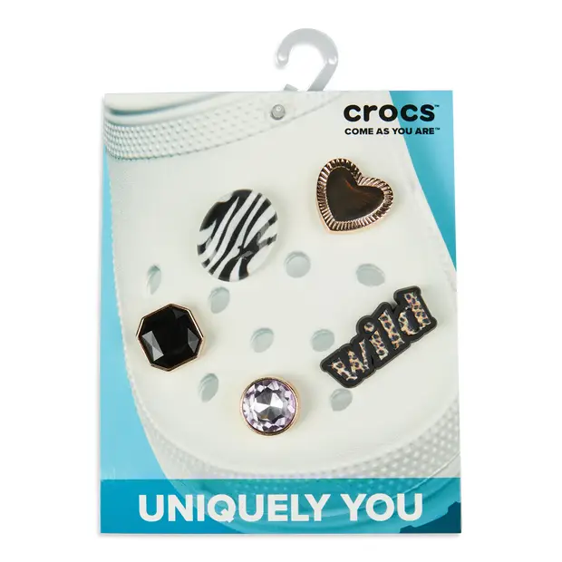 Jibitz 5 Pack Unisex - Accessori per lo Sport Oro Gold