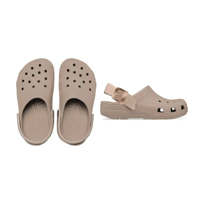 Sabot Crocs Classic Metallic Rose