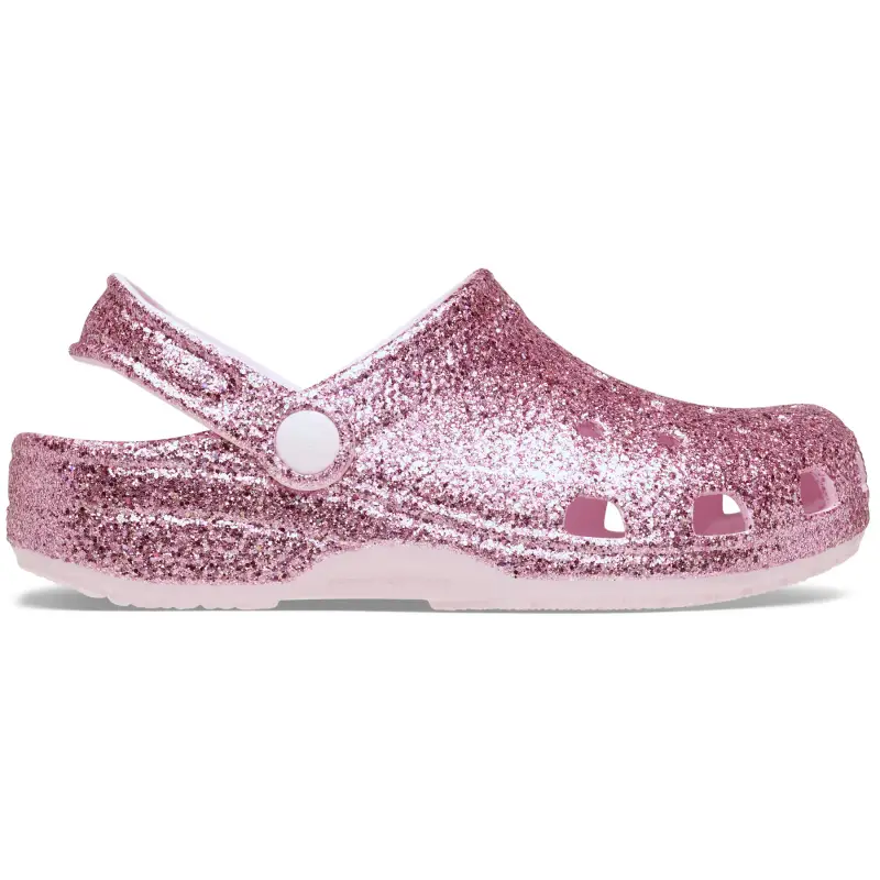 Crocs Sabot per bambini Classic Chunky Glitter K Rose