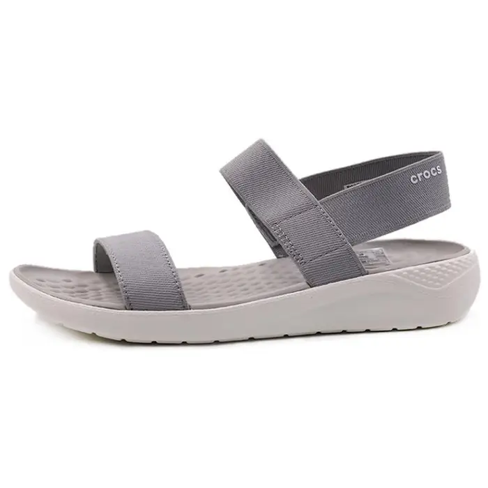 Sandali Casual Crocs LiteRide Donna Grigio Chiaro Bianco 39-40