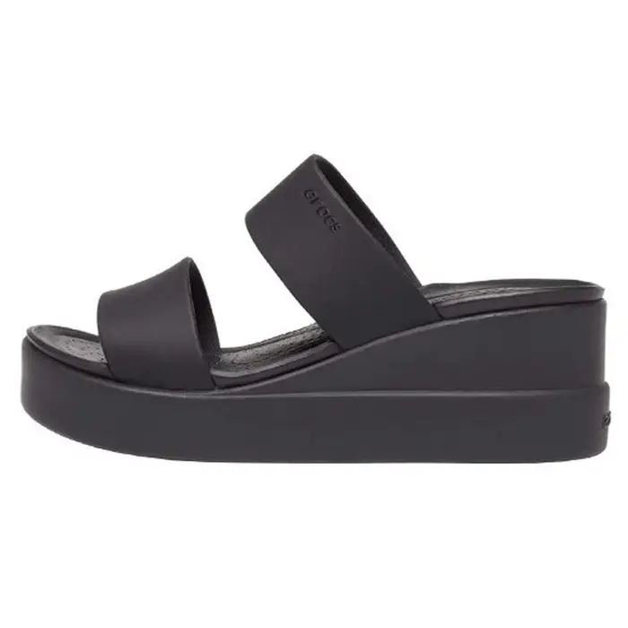 Crocs Sandali Zeppa Leggeri Slip-On Sandali da Donna Neri 206219-060