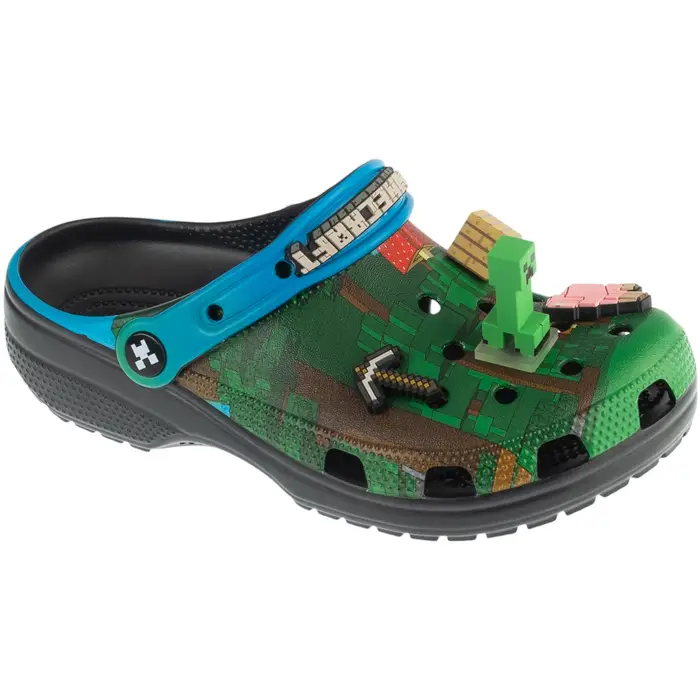 Scarpe Crocs Classic Minecraft Clog Verde
