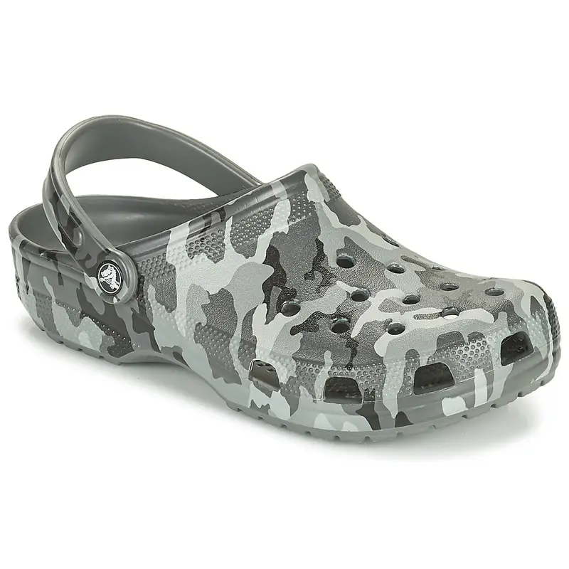 Scarpe Crocs CLASSIC PRINTED CAMO CLOG Grigio