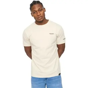 Crosshatch T-shirt Beige 4880220