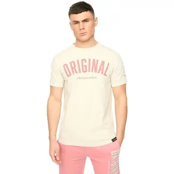 Crosshatch T-shirt Beige 4880223