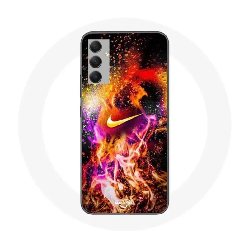 Nike Custodia - - Galaxy A34 5G - Colorata - Morbida - Sintetica