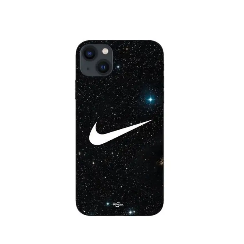 Nike Custodia - - Iphone 13 - Galassia stellata - Flessibile - Nero