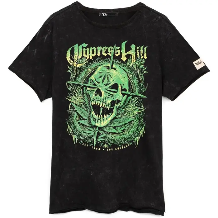 T-shirt Cypress Hill NS7138 Nero