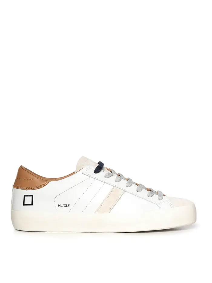 D A T E Sneaker bassa Hill in pelle Beige