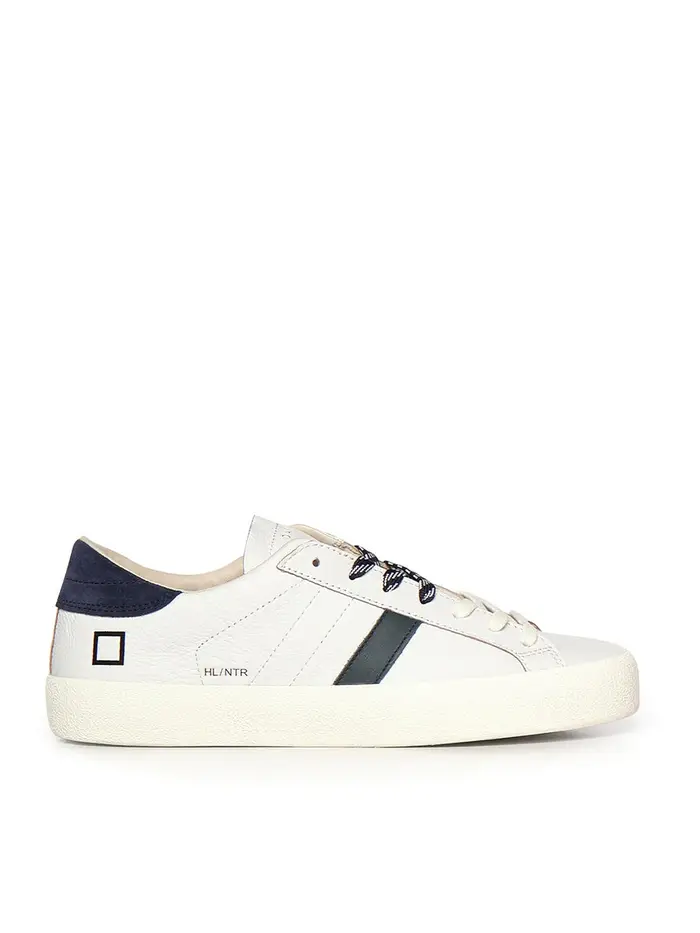 D A T E Sneaker bassa Hill in pelle Blu