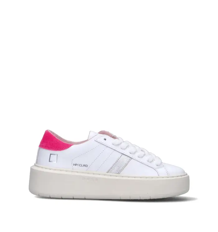 D A T E Sneaker donna bianca/fucsia Vario