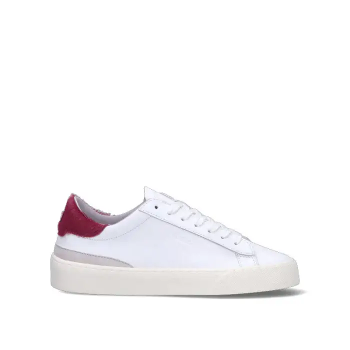 Sneaker donna bianca/magenta in pelle Vario