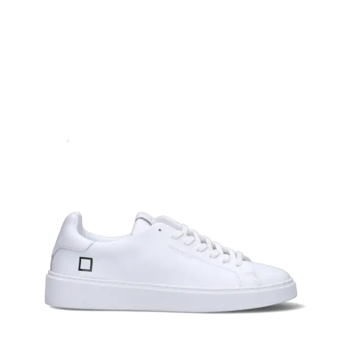 D A T E Sneaker uomo bianca in pelle Vario