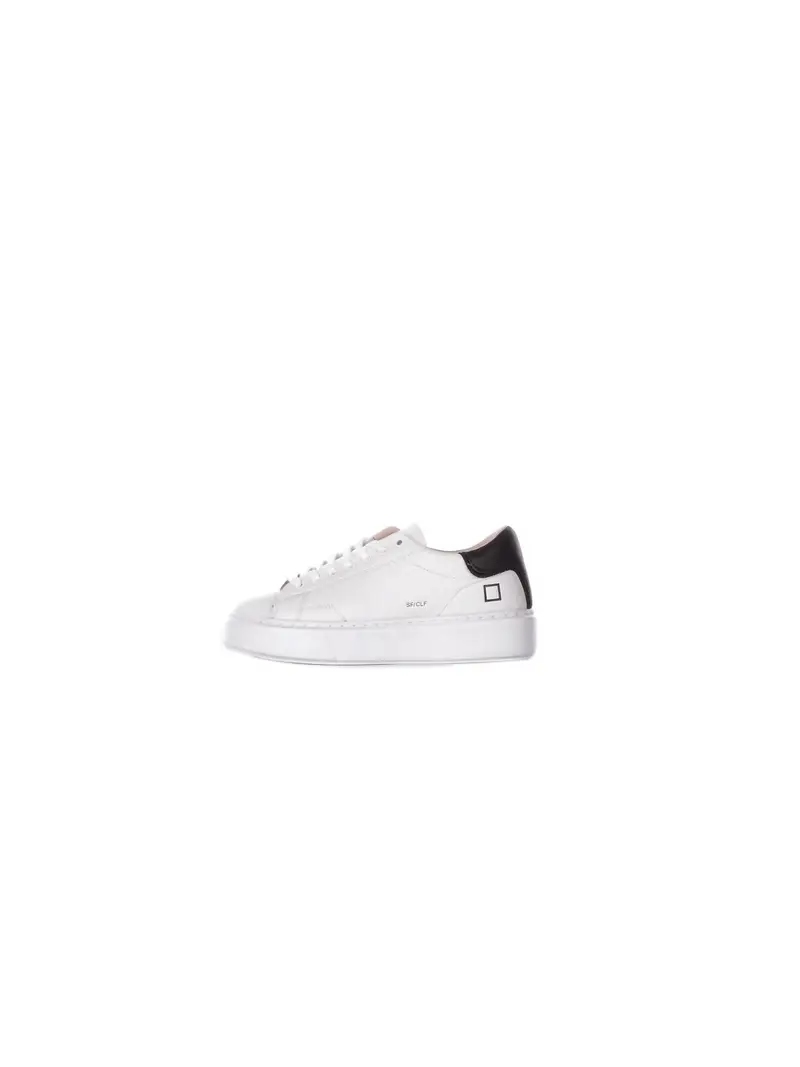D.A.T.E Sneakers Donna D.A.T.E. White black Sfera calf