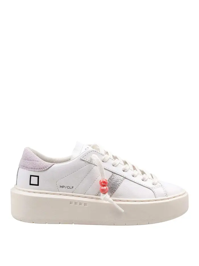D A T E Sneakers in pelle Rosa