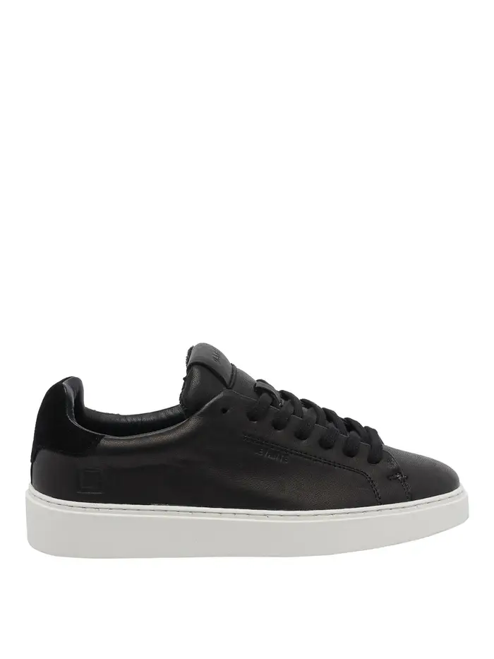 D A T E Sneakers Levante in pelle scamosciata nera Nero
