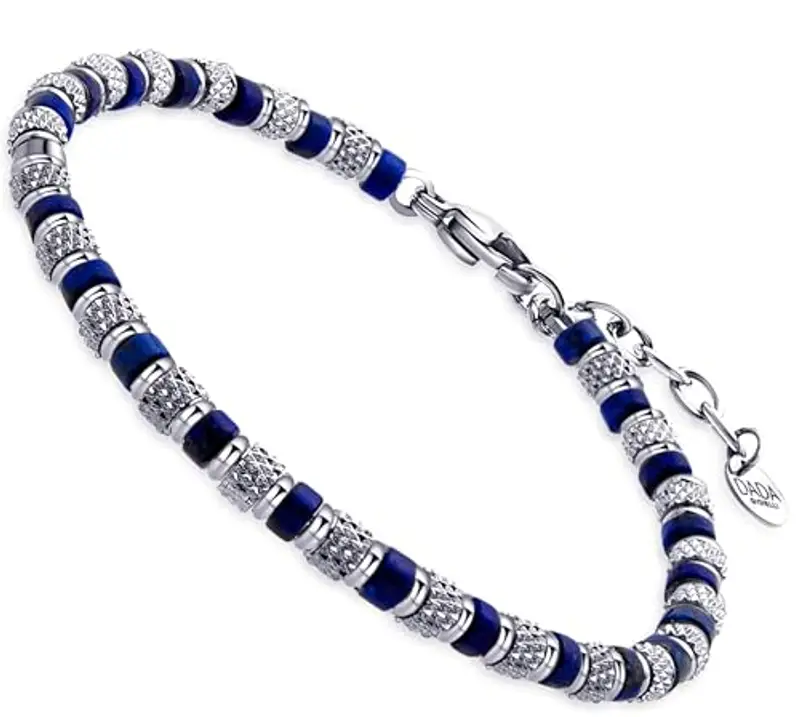 Dada Gioielli Bracciale con Pietre Naturali - Scopri la Pietra che ti rappresenta - Energia, Focus, Protezione, Creatività Misura