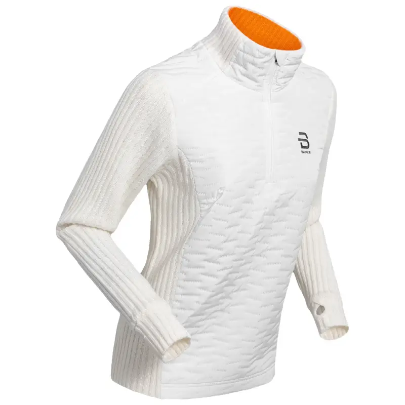 Daehlie Sportswear Maglione donna con 1/2 di zip Comfy 2 0 Blanc