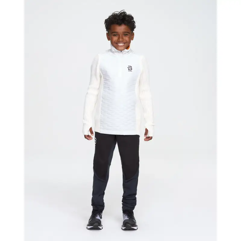 Daehlie Sportswear Pull mezza zip per bambini Comfy 2 0 Blanc