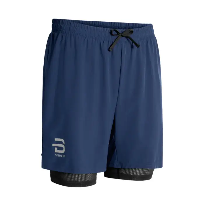 Daehlie Sportswear Shorts 2 in 1 Bleu