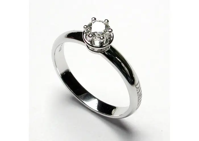DAMIANI Anelli In Oro Bianco Con Diamante - Minou