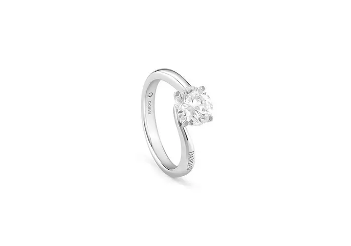 DAMIANI Anelli In Oro Bianco Con Diamante - Promessa