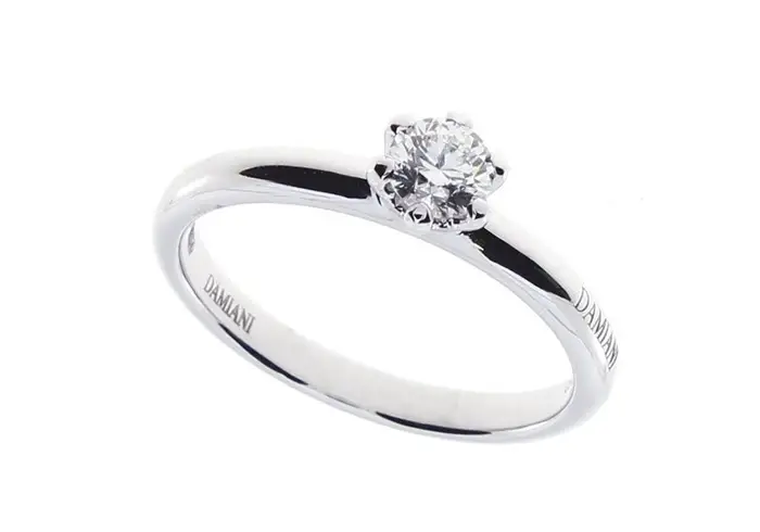 DAMIANI Anelli In Oro Bianco Con Diamante - Veramore 6 Griffe