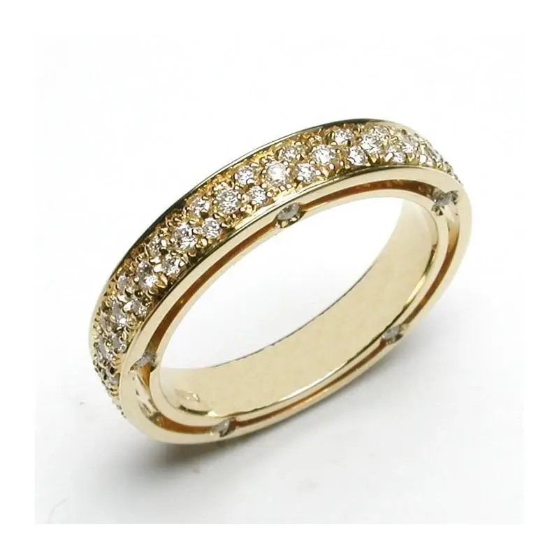 DAMIANI Anello In Oro Giallo Con Diamante - D Side