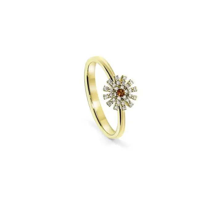 DAMIANI Anello In Oro Giallo Con Diamante - Margherita