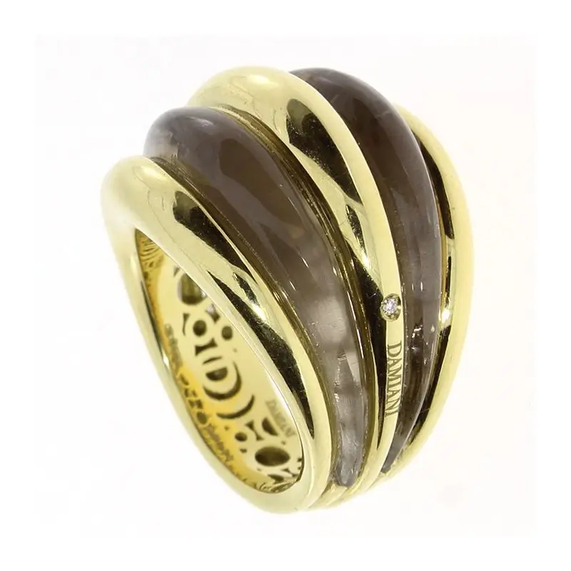 DAMIANI Anello In Oro Giallo Con Diamante - Spicchi Luna