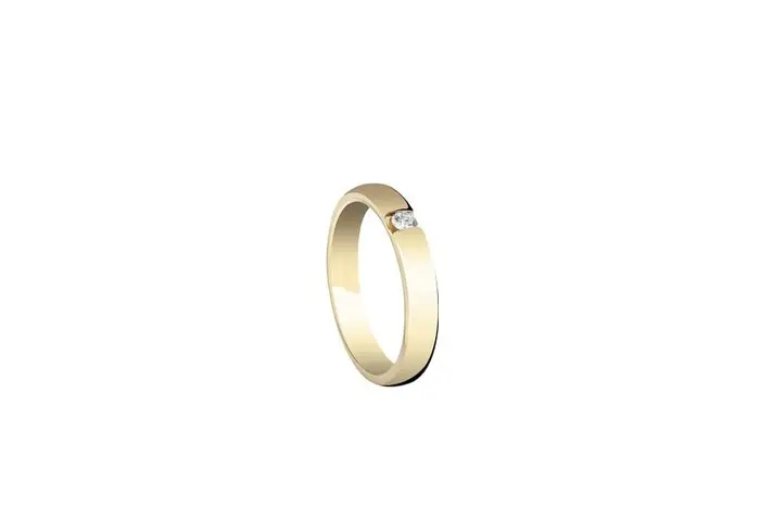 DAMIANI Anello In Oro Giallo Con Diamante - Veramore