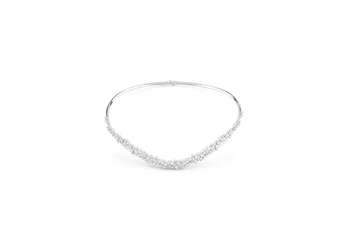 DAMIANI Collana In Oro Bianco Con Diamante - Mimosa