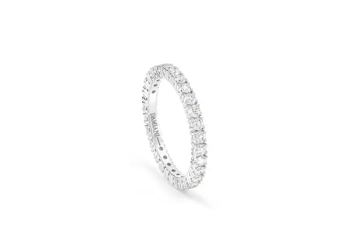 DAMIANI Veretta In Oro Bianco Con Diamante