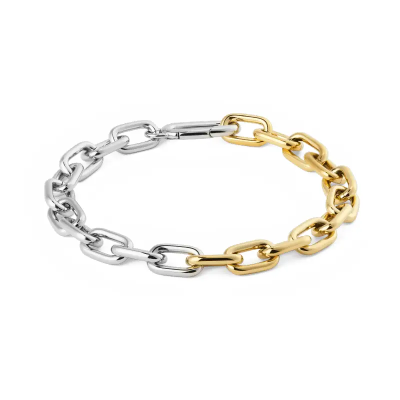 Daniel Wellington DW Contrast Link Gold