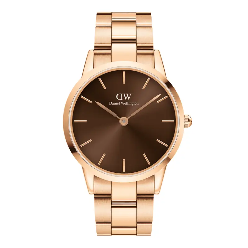 Daniel Wellington DW Orologio Iconic Link Amber Rose Gold