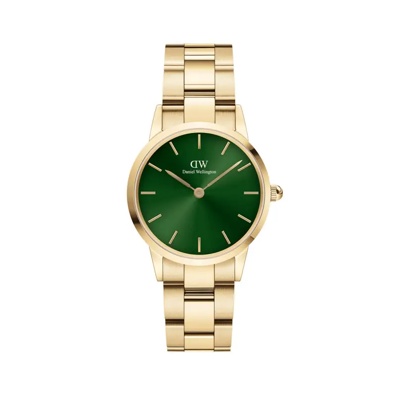 Daniel Wellington DW Orologio Iconic Link Emerald Gold