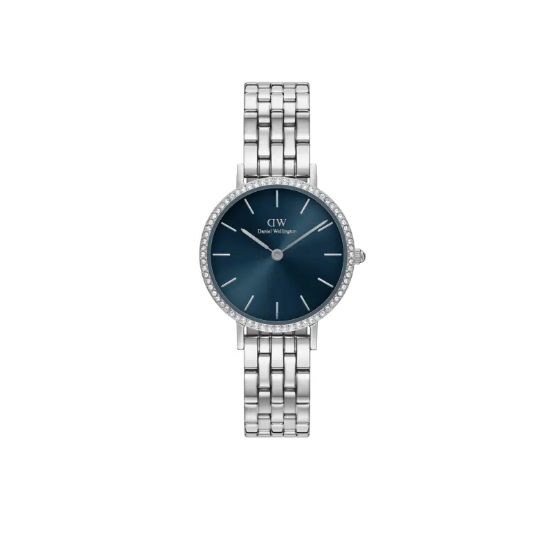 Daniel Wellington DW Orologio Petite Lumine Bezel 5-Link Arctic S Silver