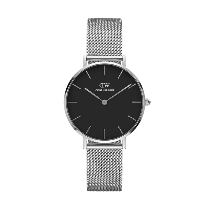 Daniel Wellington DW Orologio Petite Sterling Black Silver